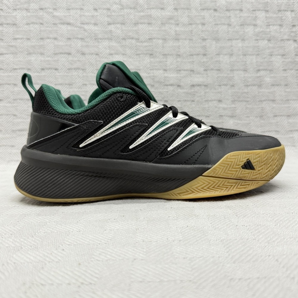 Adidas Dame Certified 3 Size 6 Mens Low Black Collegiate Green Basketball